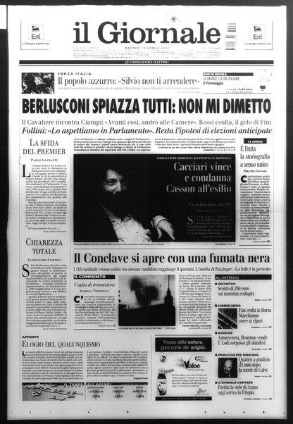 Il giornale : quotidiano del mattino